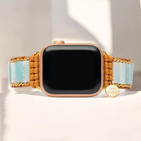 Correa de protección de amazonita para Apple Watch