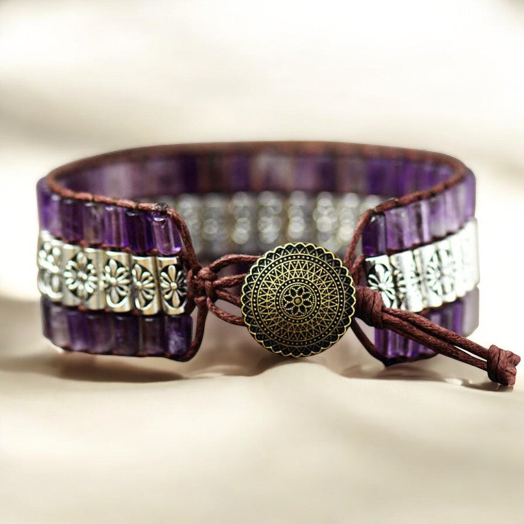 Pulsera antigua de amatista