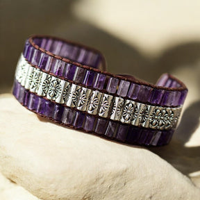 Pulsera de amatista antigua