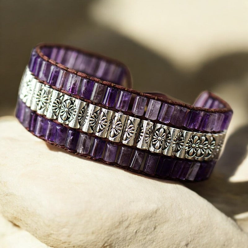 Pulsera de amatista antigua