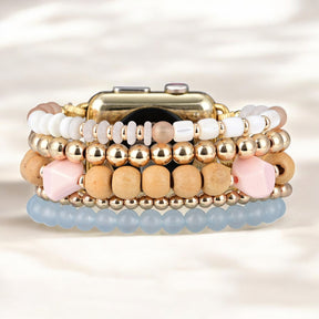 Correa elástica Apple Watch Apricot Mist