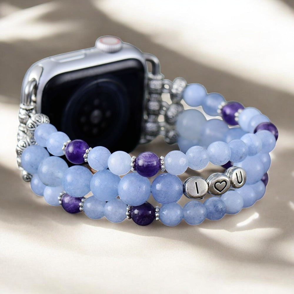 Correa Aquamarine Love Stretch Apple Watch