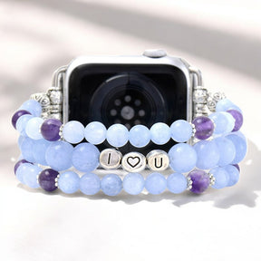Correa Aquamarine Love Stretch Apple Watch
