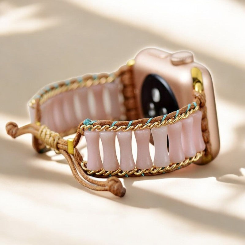 Correa Apple Watch con jaspe princesa ruborizado
