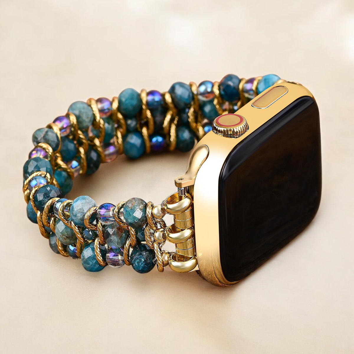 Correa trenzada elástica Crystal Shores para Apple Watch