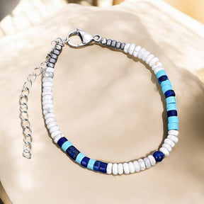 Pulsera Oceánica de Hematita para Hombre