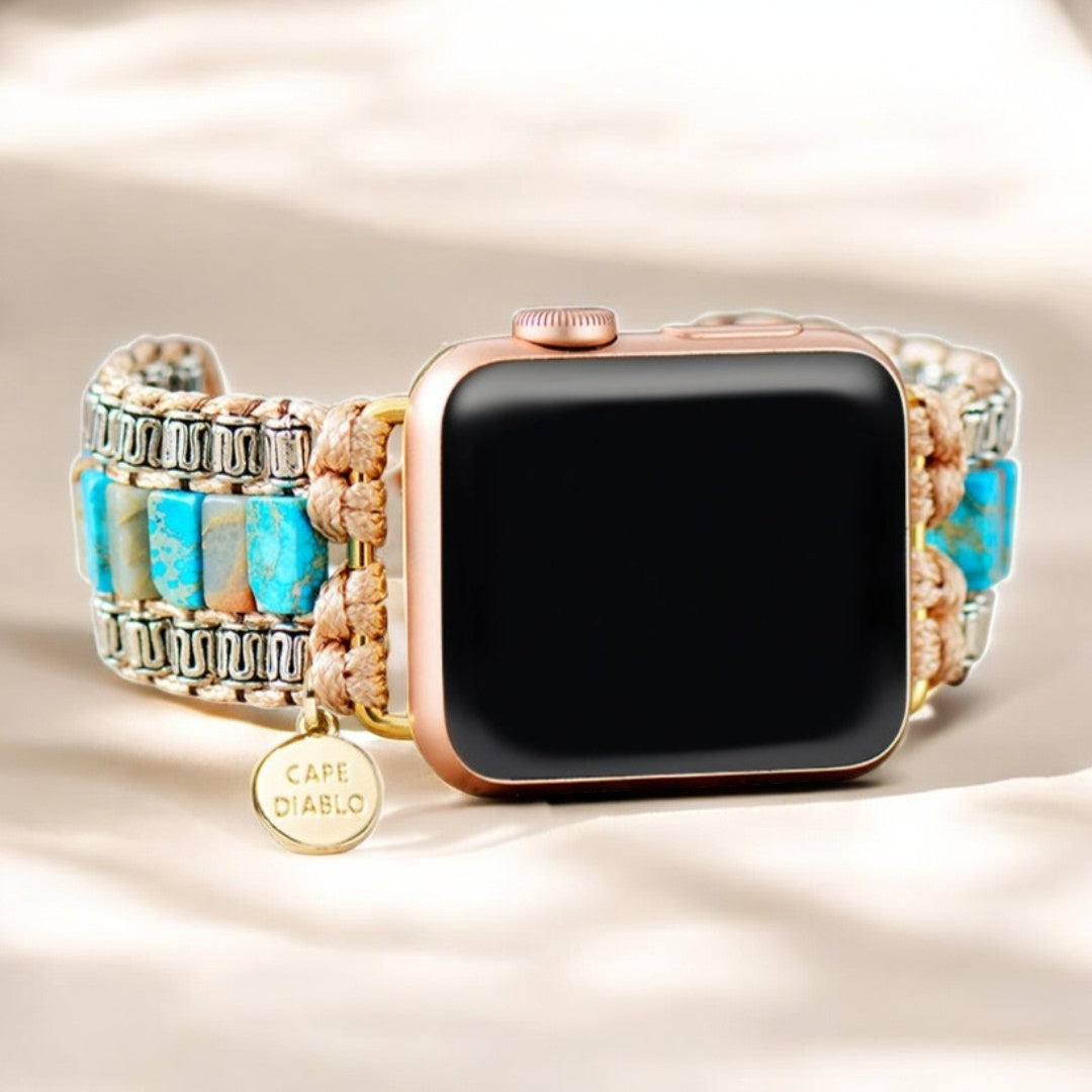 Correa Divine Marfil Turquesa para Apple Watch