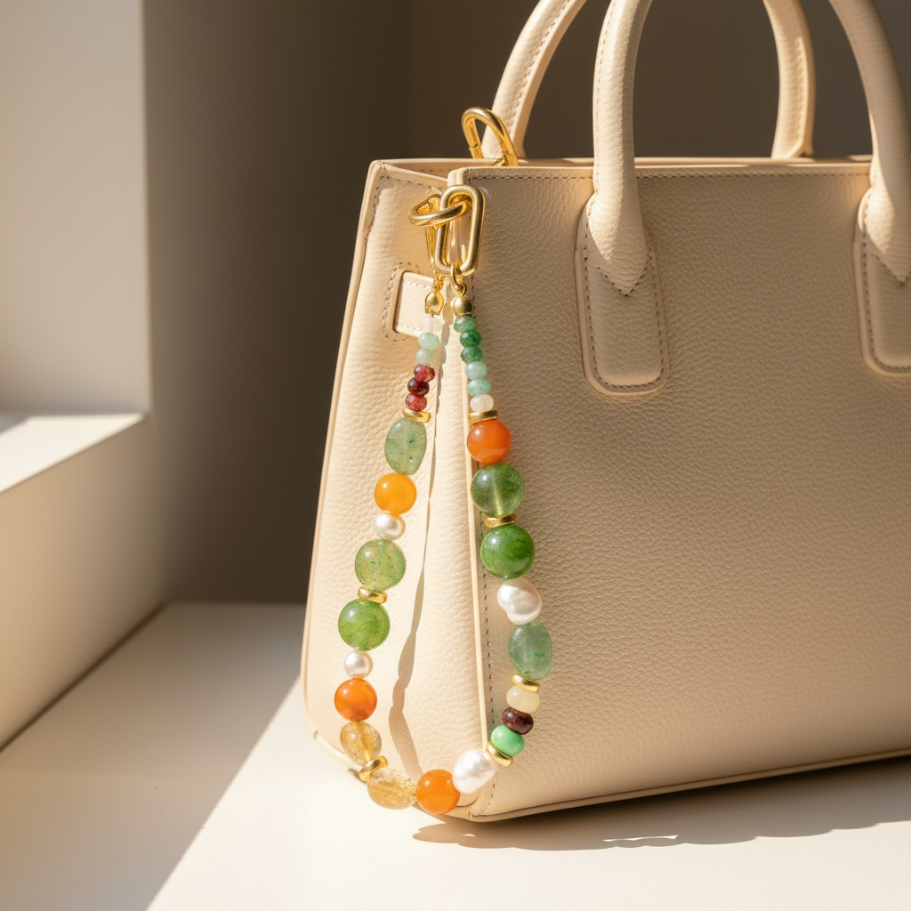 Charm para bolso de jade malayo Harmony