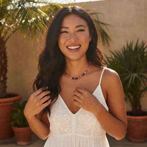 Collar Musa Carmesí