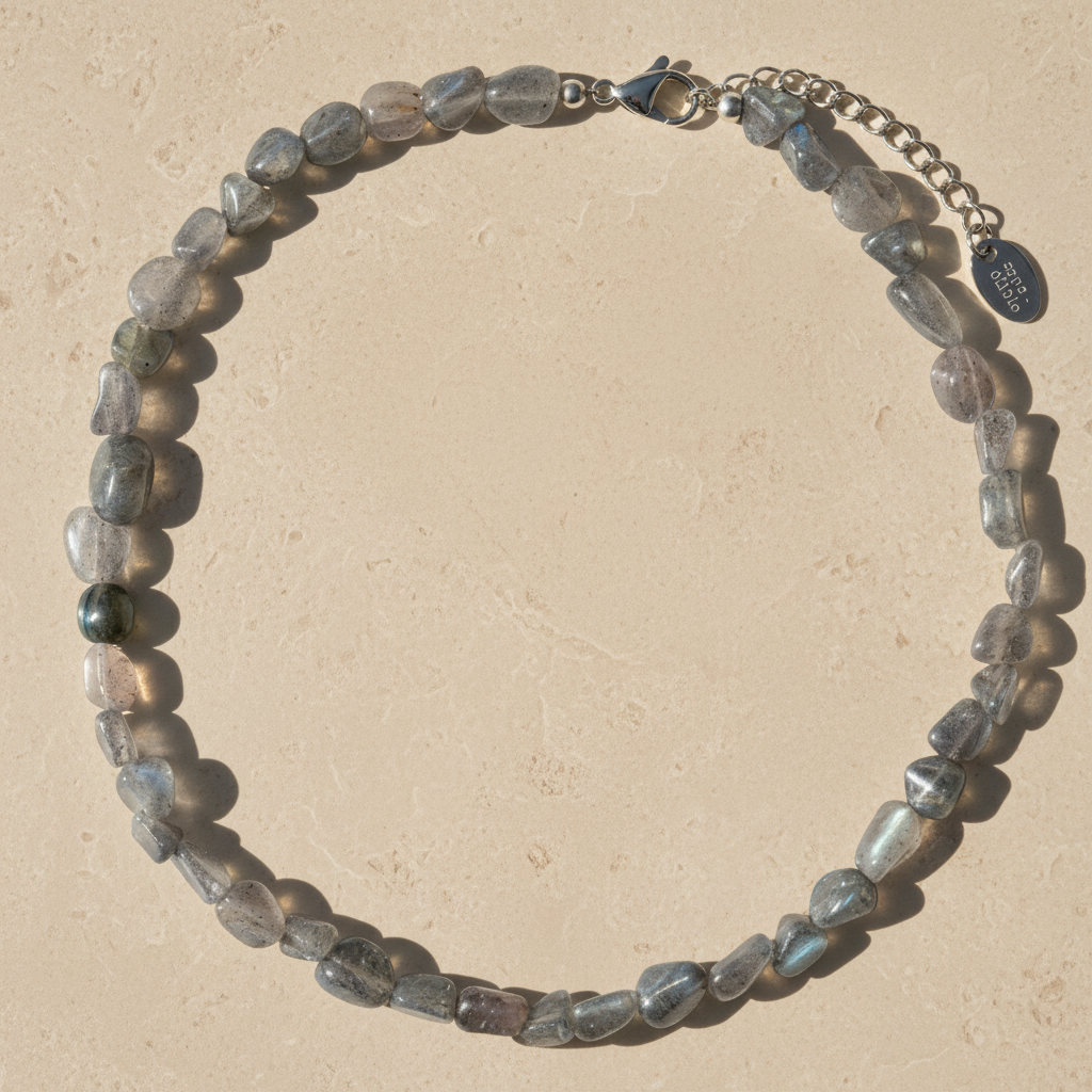Collar de Armonía de Piedra Labradorita