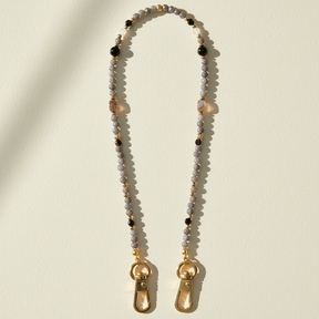 Cadena para teléfono Balance de ágata gris