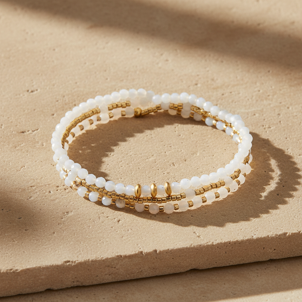 Pulsera/Collar Multiestilo Aura de Luz de Luna