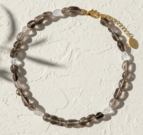 Collar de Armonía de Cristal de Obsidiana