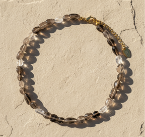 Collar de Armonía de Cristal de Obsidiana