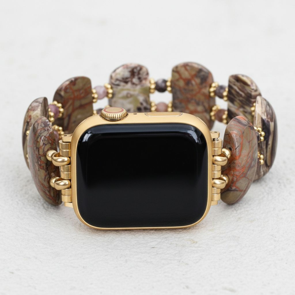 Correa elástica de ágata horizonte del desierto para Apple Watch