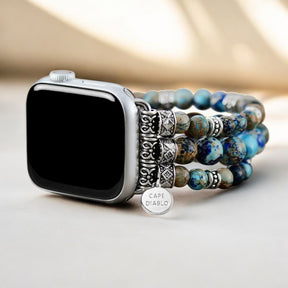 Correa elástica para Apple Watch de jaspe imperial