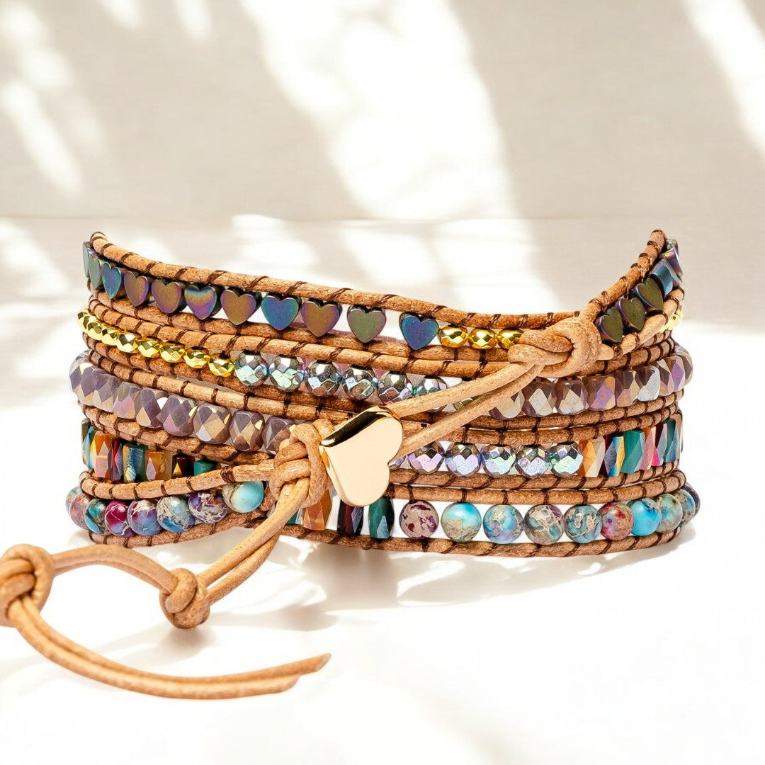 Pulsera envolvente de protección de amor intenso