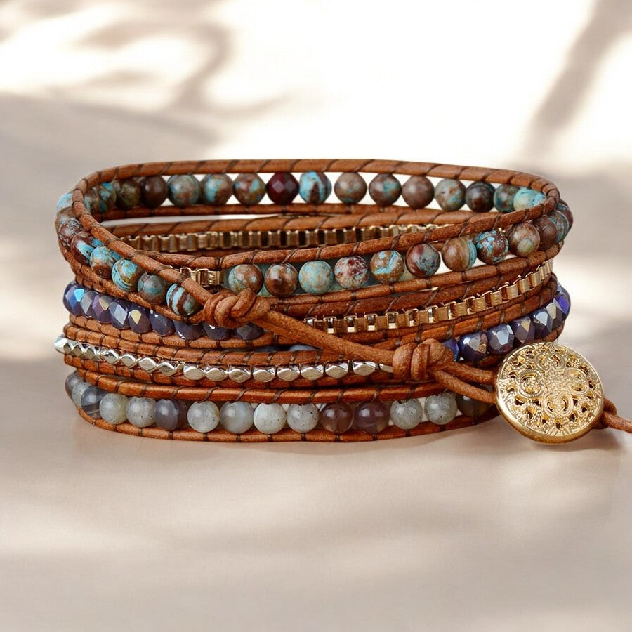 Pulsera envolvente Labradorite Wanderer