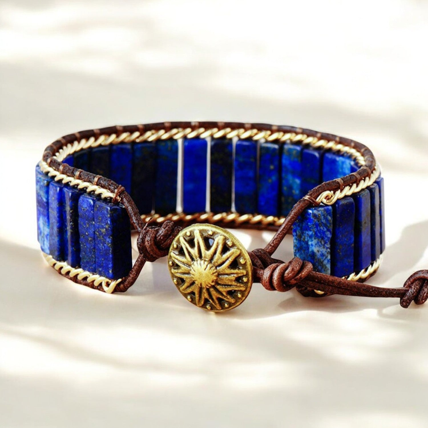 Pulsera de Energía de Lapislázuli