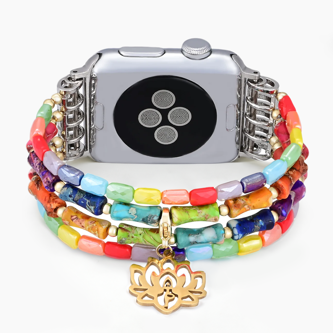 Correa elástica para Apple Watch Lotus Chakra