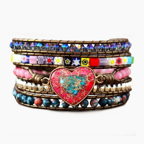 Pulsera envolvente de protección del guerrero del amor