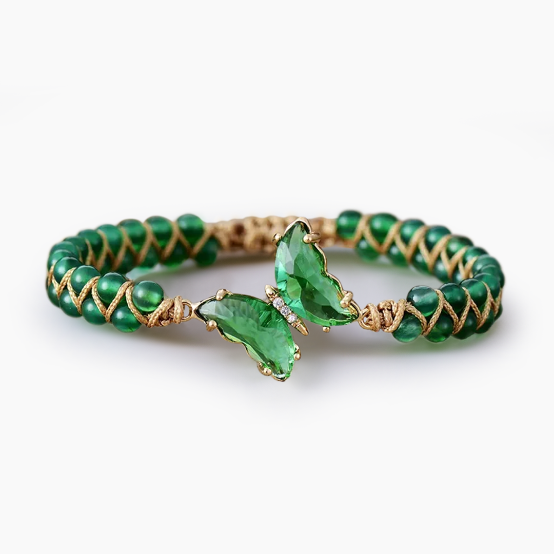 Pulsera de Cristal Alas Luminosas