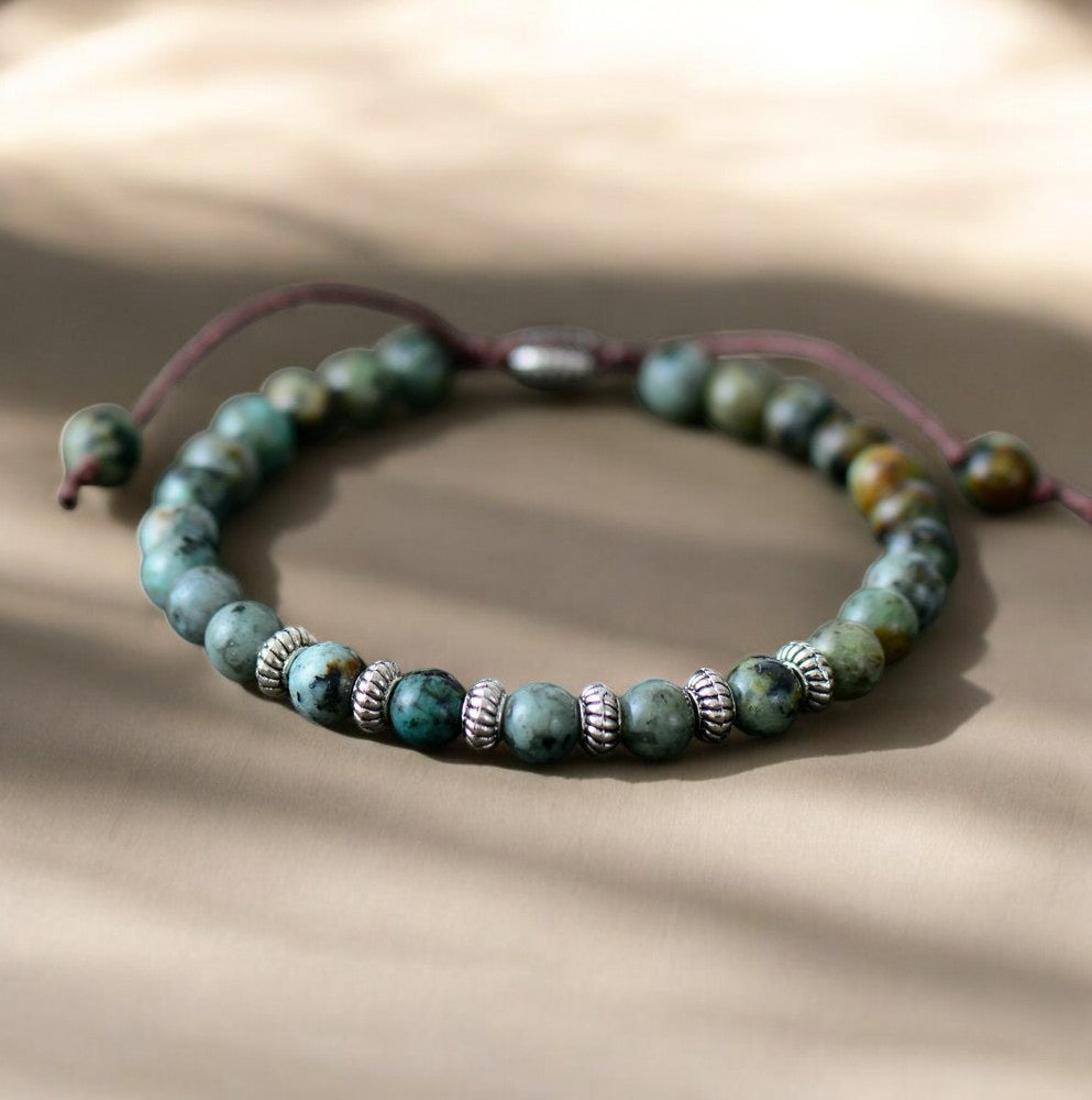 Pulsera Ragnar de Turquesa Africana para Hombre