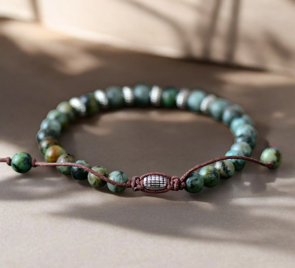 Pulsera Ragnar de Turquesa Africana para Hombre
