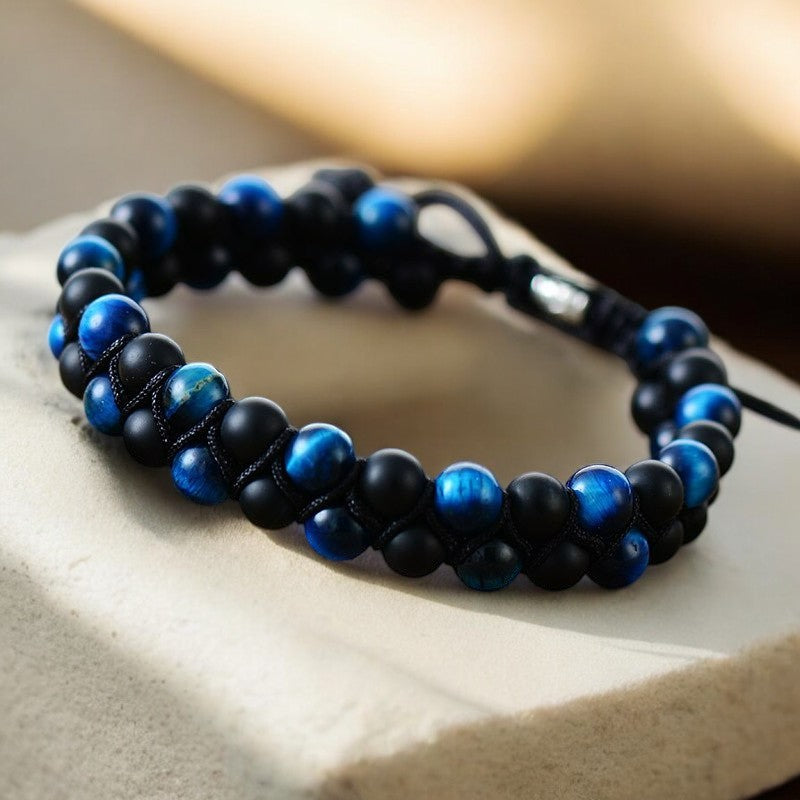 Pulsera de energía de ónix para hombre