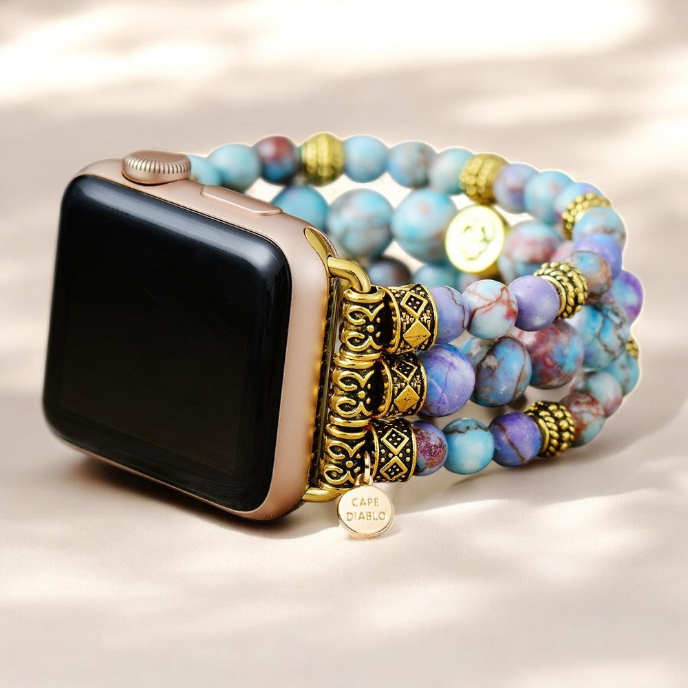 Correa Peaceful Jasper Stretch para Apple Watch