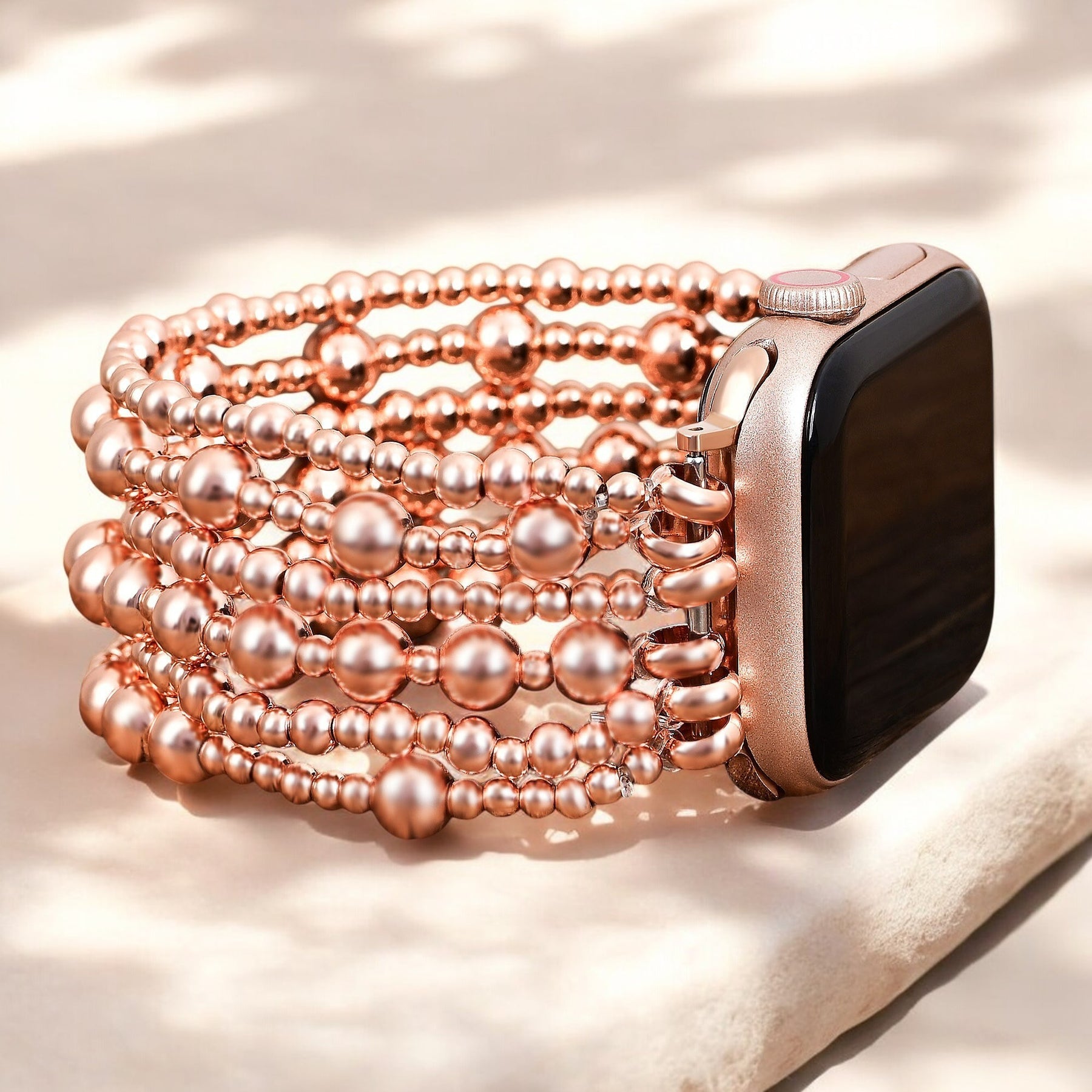 Correa Rose Gold Serenity Apple Watch