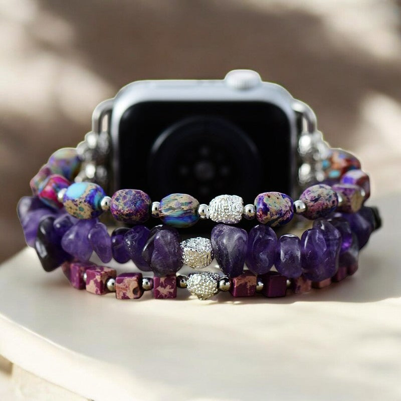 Correa Royal Amethyst Stretch Apple Watch