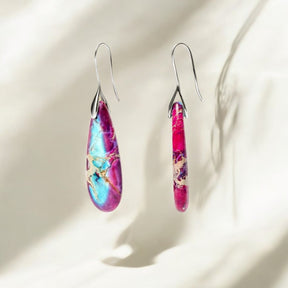 Pendientes de Jaspe de Energía Tibetana