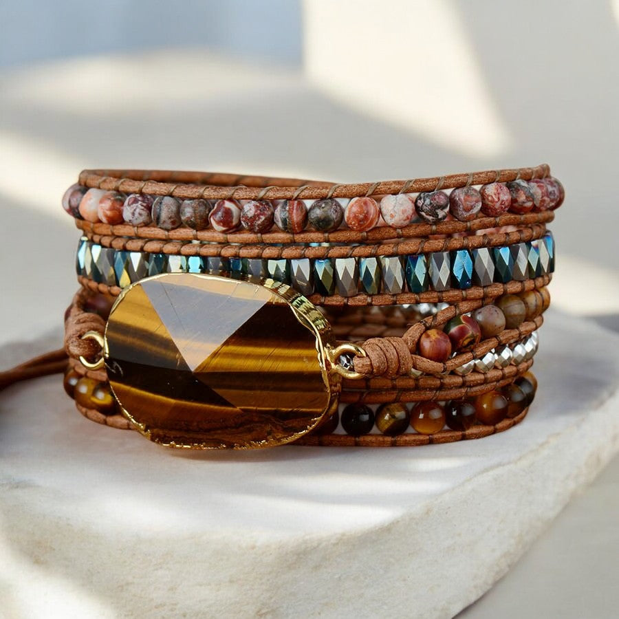 Pulsera Real de Ojo de Tigre