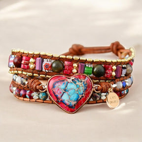 Pulsera envolvente de protección vibrante para el corazón