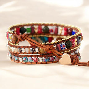 Pulsera envolvente de protección vibrante para el corazón