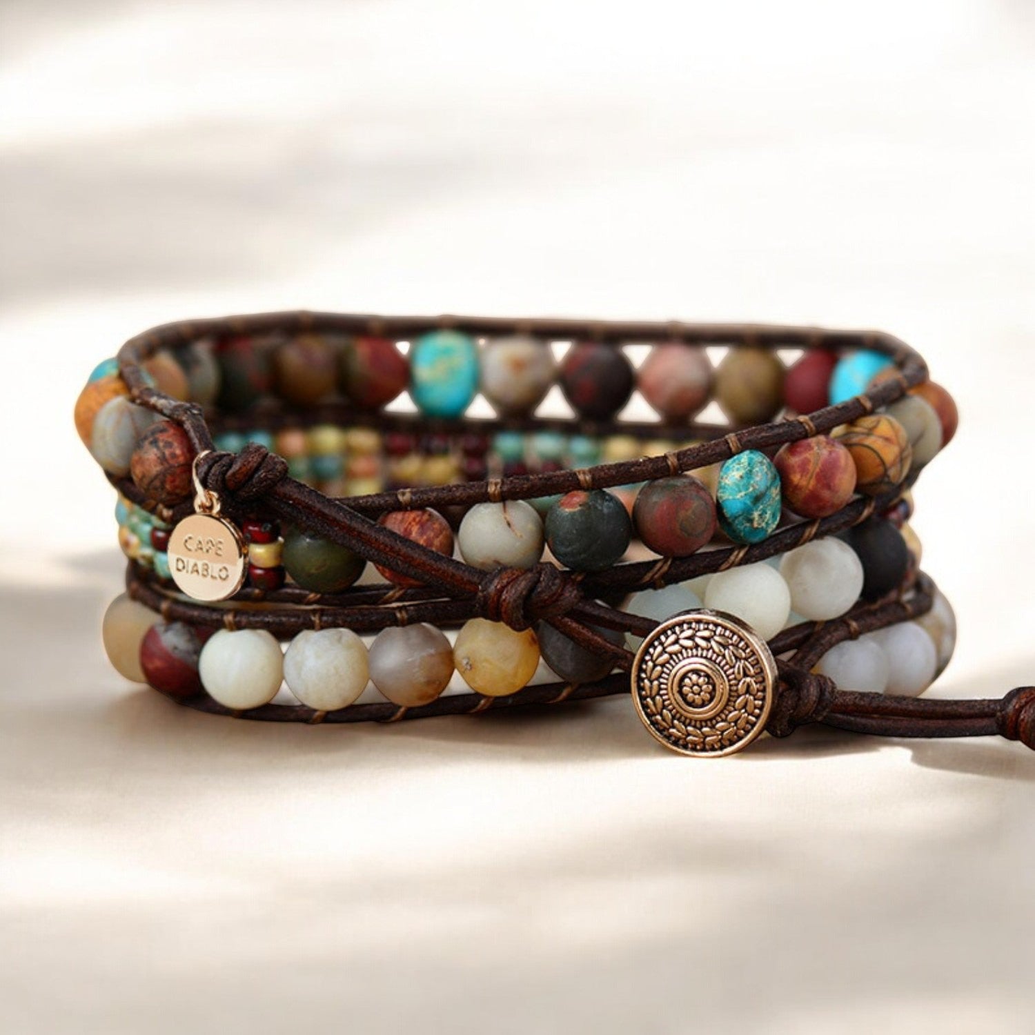 Pulsera Envoltura Vintage de Jasper