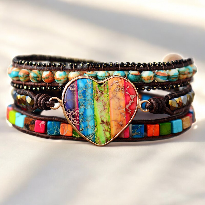 Pulsera envolvente de protección Chakra Moonlight