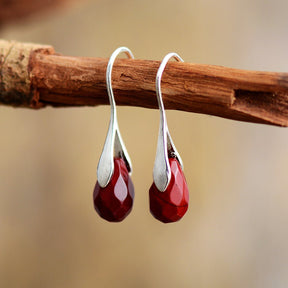 Blooming Jasper Classic Drop Earrings - Cape Diablo