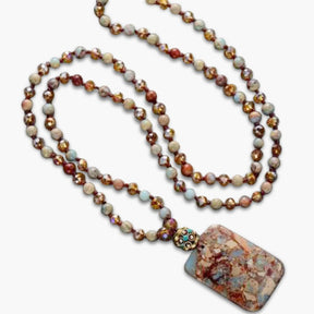 Bohemian Euro Stone Necklace - Cape Diablo