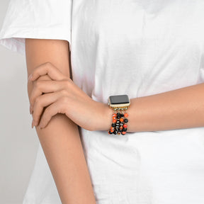 Haunting Elegance Stretch Apple Watch Strap - Cape Diablo