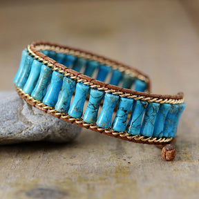 Magical Turquoise Jasper Energy Bracelet - Cape Diablo