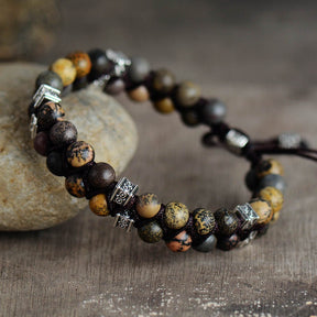 Men's Charming Jasper Bracelet - Cape Diablo