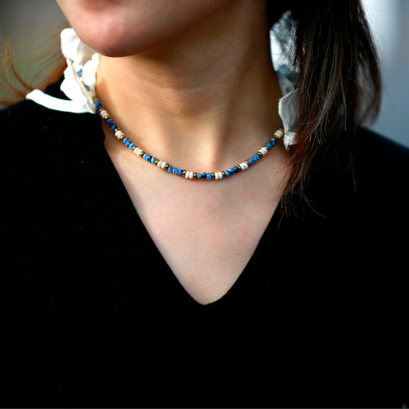 Collar Choker de Armonía con Cuentas